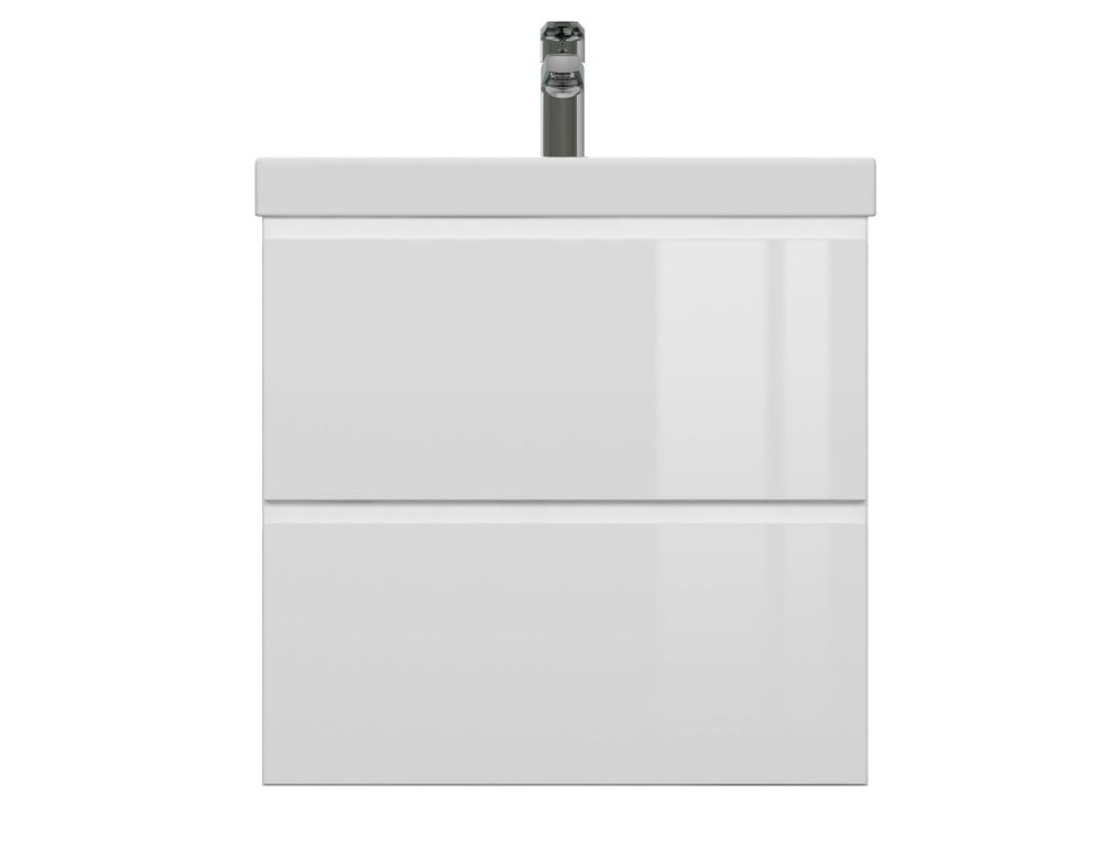 Тумба подвесная Cersanit MODUO 60 узкая белый под раковину S-UM-MOD60SL/1 (MODUO SLIM 60) (64125), артикул 64125