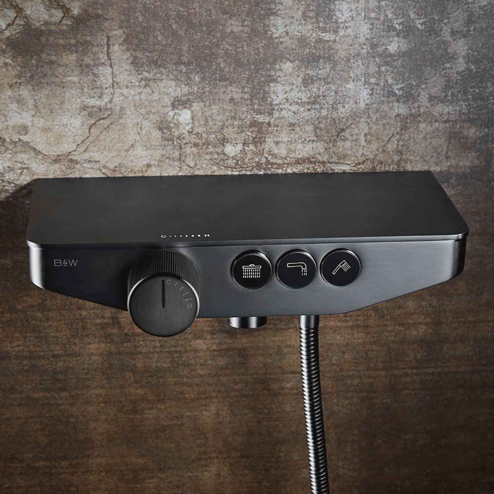 Душевая стойка Black&White U7785GM