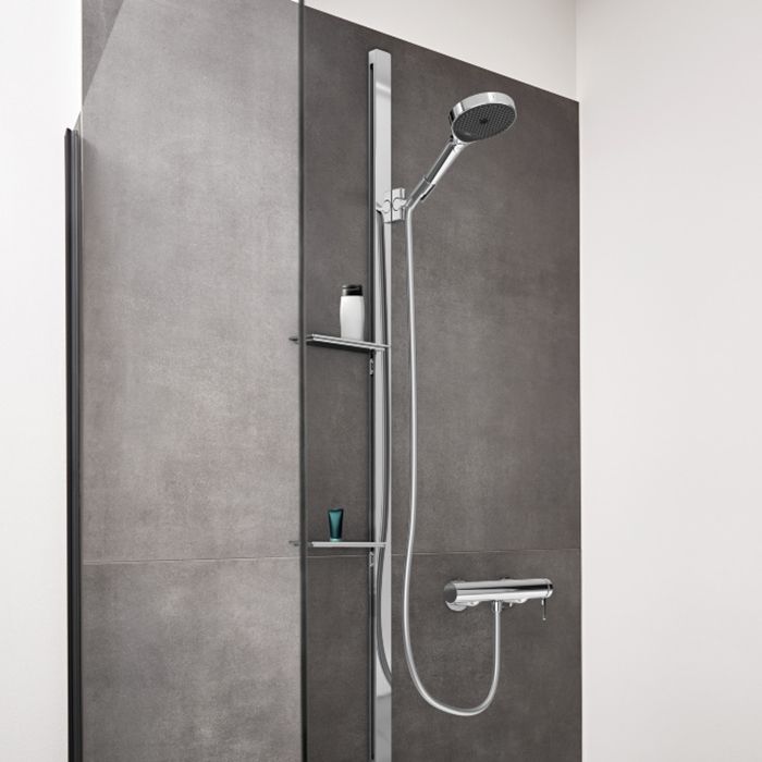 Смеситель для душа, Hansgrohe, Finoris, тип открывания воды-однорычажный, тип регулирования воды-керамический картридж, монтаж-настенный, отверстия для монтажа-2, цвет-хром Смеситель для душа, Hansgrohe, Finoris, тип открывания воды-однорычажный, тип регулирования воды-керамический картридж, монтаж-настенный, отверстия для монтажа-2, цвет-хром