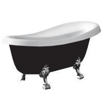 Акриловая ванна Vincea 170х75 VBT-120B-1700-Cr без гидромассажа