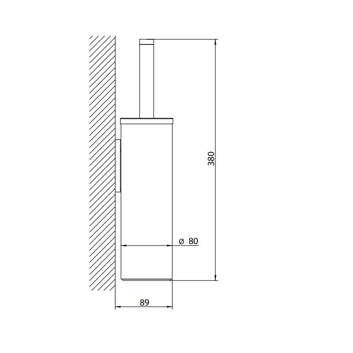 Bongio T Ерш подвесной, хром