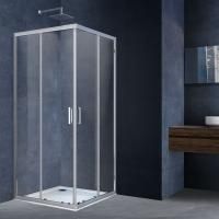 Душевые уголки Vincea Душевой уголок Rapid VSS-3R80/90CL, (800-900)x(800-900), хром, стекло прозрачное,