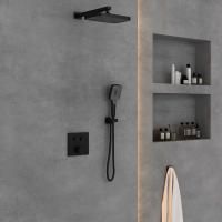 Душевой комплект VSFW-4211MB встраиваемый, 2 режима, черный