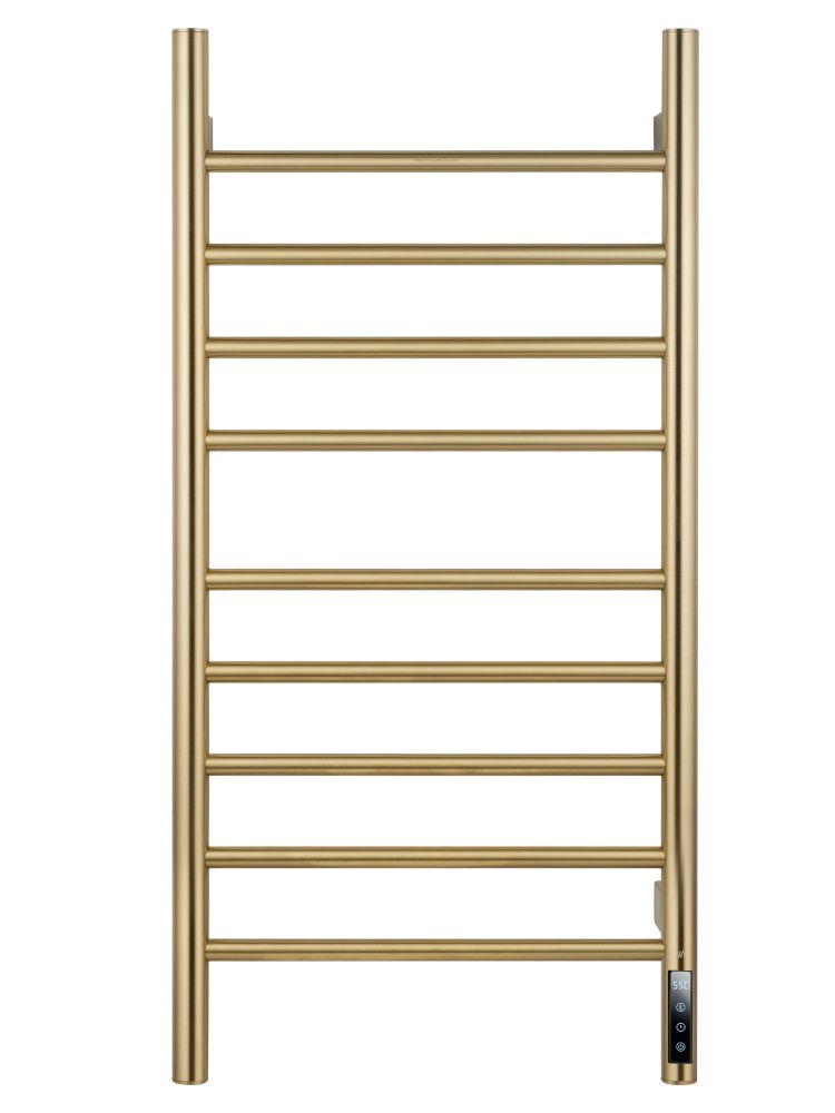 Полотенцесушитель электрический WONZON & WOGHAND BONN, Брашированное золото (WW-AL409-BG)