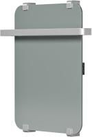 Полотенцесушитель электрический Allen Brau Infinity 60x44 с рейлингом 2.0 и креплением, серебро браш