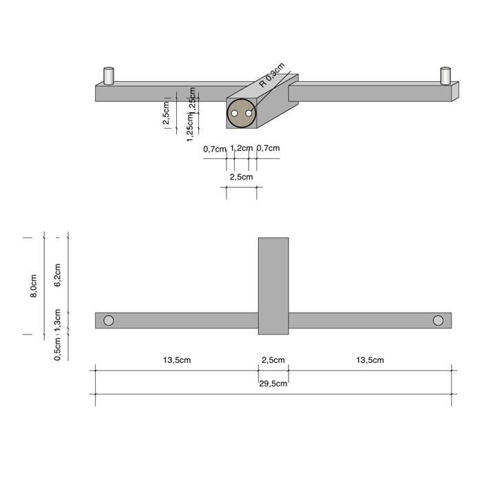 Decor Walther Corner TPH2 Держатель туалетной бумаги, двойной, подвесной, цвет: белый матовый ЗАКАЗ ПО ЗАПРОСУ