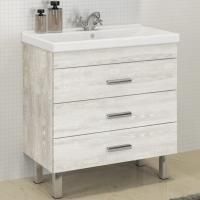 Тумба с раковиной Comforty Никосия 80Н 4142204 Дуб белый Тумба с раковиной Comforty Никосия 80Н 4142204 Дуб белый