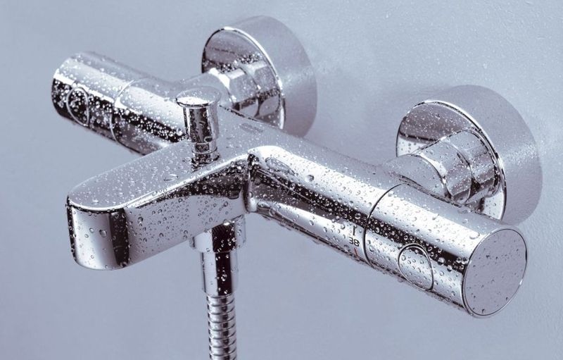 Смеситель для ванны Grohe Grohtherm 1000 Cosmopolitan 34215002 с термостатом Хром Смеситель для ванны Grohe Grohtherm 1000 Cosmopolitan 34215002 с термостатом Хром