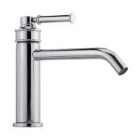 ERMITAGE MINI Смеситель для раковины моноком. излив 18см, ручка сверху латунь, хром