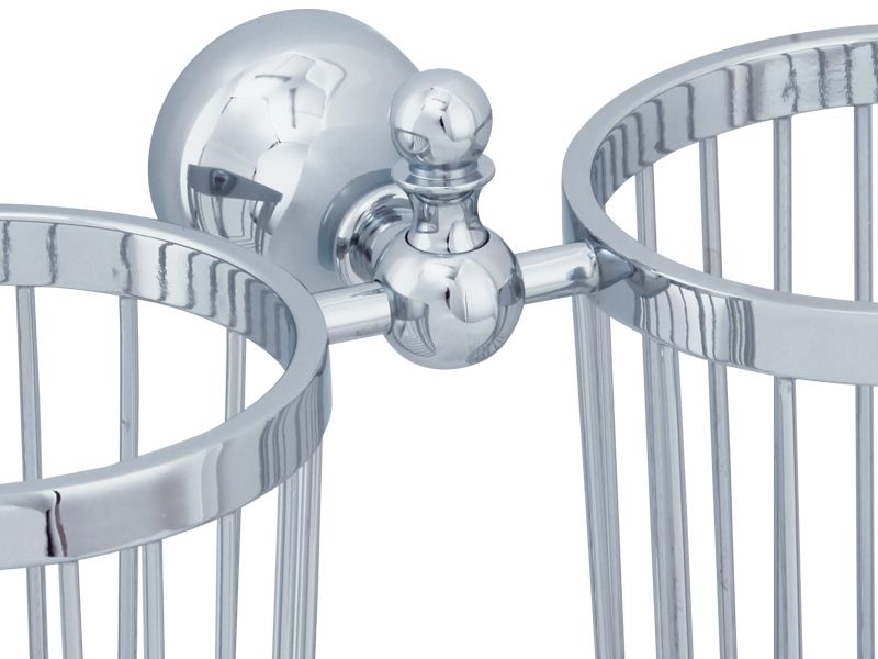 Держатель освежителя воздуха Veragio Gialetta VR.GIL-6454.CR двойной Хром, артикул VR.GIL-6454.CR