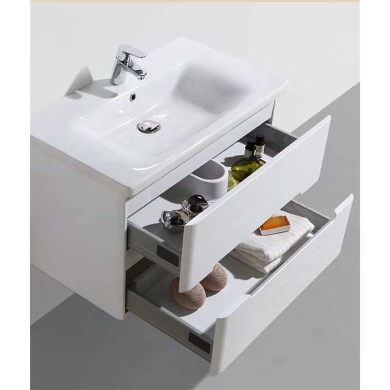Тумба под раковину BelBagno Luxury Soft 80 LUXURY/SOFT-800-2C-SO-BF подвесная Bianco frassinato Тумба под раковину BelBagno Luxury Soft 80 LUXURY/SOFT-800-2C-SO-BF подвесная Bianco frassinato