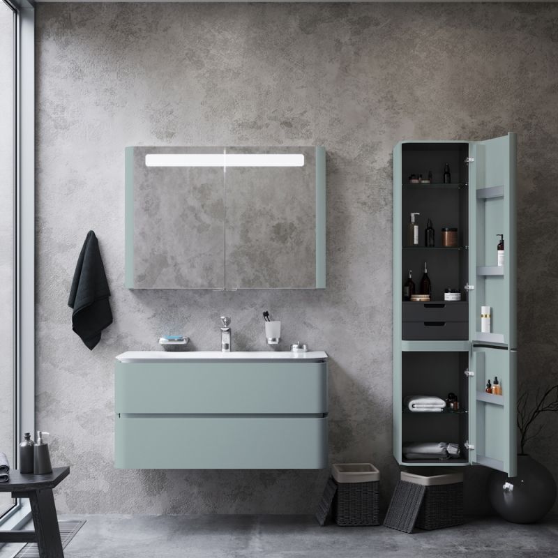 Шкаф пенал AM.PM Sensation 40 R M30CHR0406GG подвесной Мятный Шкаф пенал AM.PM Sensation 40 R M30CHR0406GG подвесной Мятный