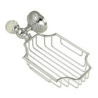 CRISTALIA Решётка-корзинка настенная, хром/SWAROVSKI