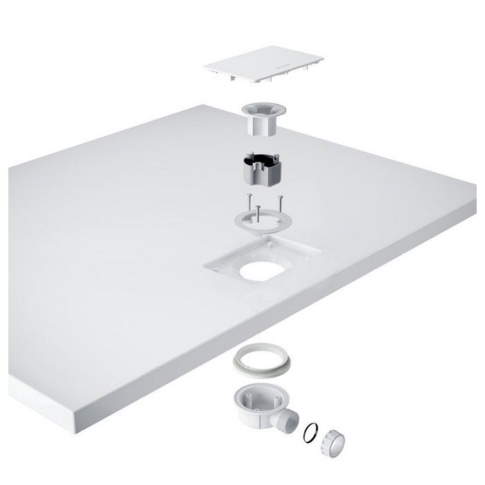 Сифон для поддона EXCELLENT Zero без крышки (хром)