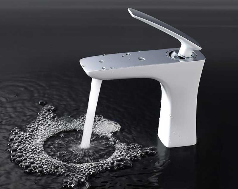 Смеситель для раковины Timo Helmi 4061/00-16F Хром Белый