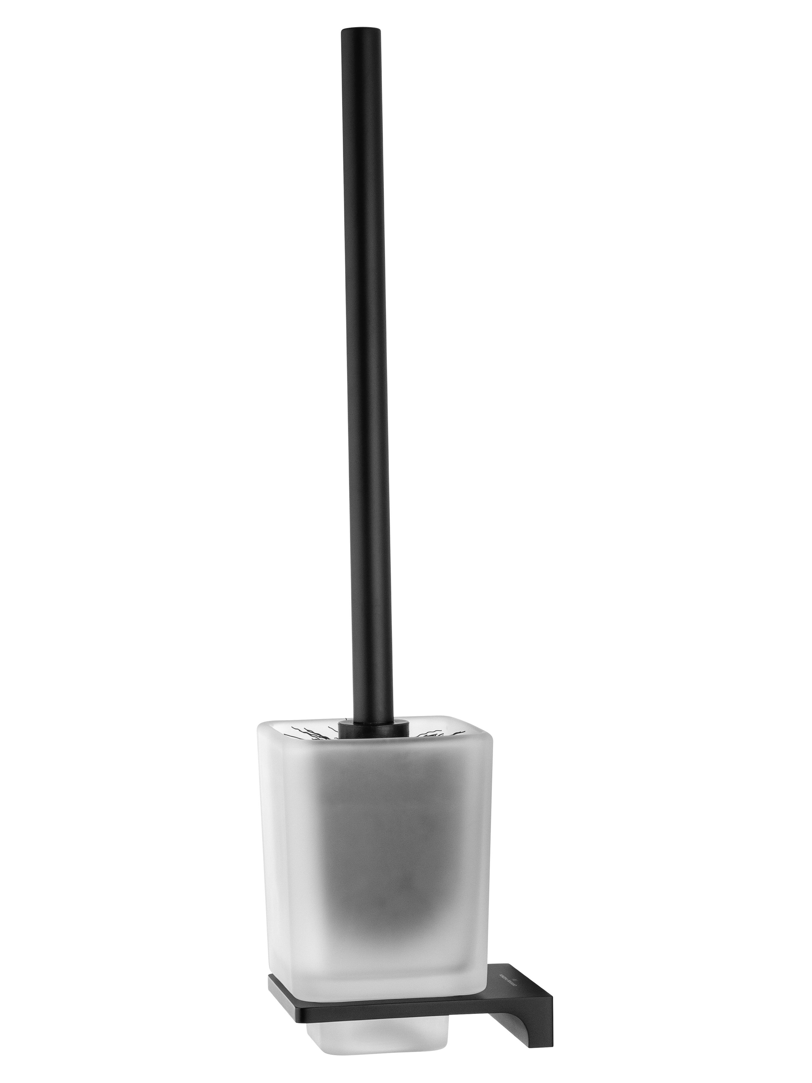 Туалетный ершик в комплекте WONZON & WOGHAND ECLIPSE, Черный (WW-9129-BL)