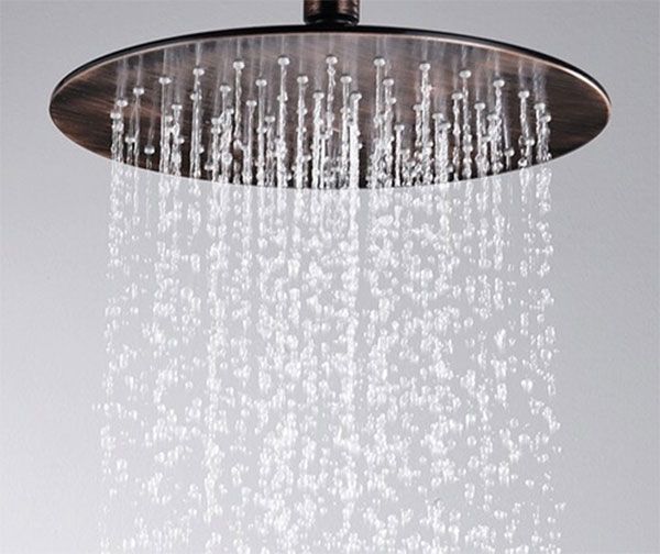 Верхний душ WasserKRAFT A115 Бронза