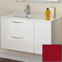 Тумба с раковиной SanVit Мэри-1 90 L kmery901 в цвете Ral подвесная Красный глянец Тумба с раковиной SanVit Мэри-1 90 L kmery901 в цвете Ral подвесная Красный глянец