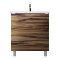 M90FSX0752HF Gem, База под раковину, напольная, 75 см, 2 ящика, цвет: орех M90FSX0752HF Gem, База под раковину, напольная, 75 см, 2 ящика, цвет: орех