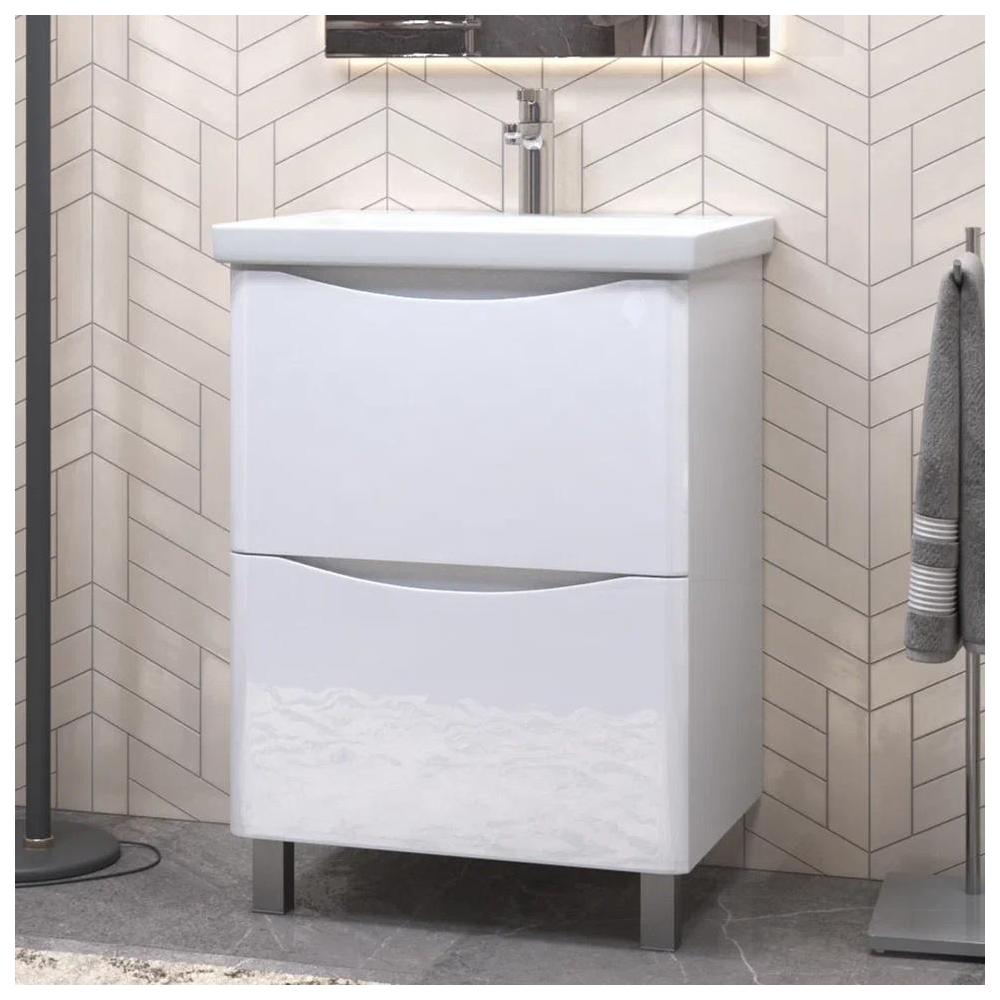 Тумба с раковиной напольная VIGO Glem  322-com, 60 см, артикул 322-com