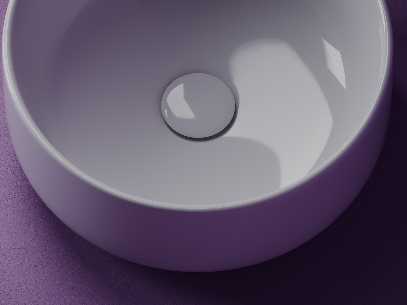 Умывальник чаша накладная круглая Элемент (Element) 355x355x150мм, артикул CN5047