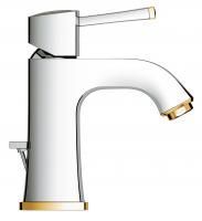 Смеситель для раковины GROHE Grandera с донным клапаном, хром/золото (23303IG0) Смеситель для раковины GROHE Grandera с донным клапаном, хром/золото (23303IG0)