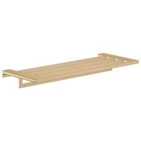 Полка для полотенец с держателем, Hansgrohe, AddStoris, ширина, мм-648, глубина, мм-248, высота, мм-72, тип установки-настенный, цвет-шлифованная бронза Полка для полотенец с держателем, Hansgrohe, AddStoris, ширина, мм-648, глубина, мм-248, высота, мм-72, тип установки-настенный, цвет-шлифованная бронза