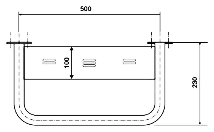 HELP Поручень 500мм, мат