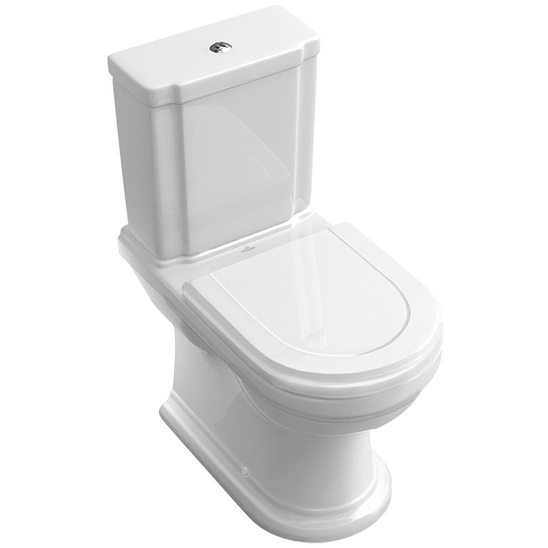 Унитаз, Villeroy&Boch, Hommage, традиционный (с закрытым смывным краем), тип установки-напольный, ширина, мм-370, глубина, мм-725, высота, мм-390, форма чаши-овальная, выпуск-горизонтальный, декор-без декора, материал-керамика, бачок-необходимо заказать,  Унитаз, Villeroy&Boch, Hommage, традиционный (с закрытым смывным краем), тип установки-напольный, ширина, мм-370, глубина, мм-725, высота, мм-390, форма чаши-овальная, выпуск-горизонтальный, декор-без декора, материал-керамика, бачок-необходимо заказать,