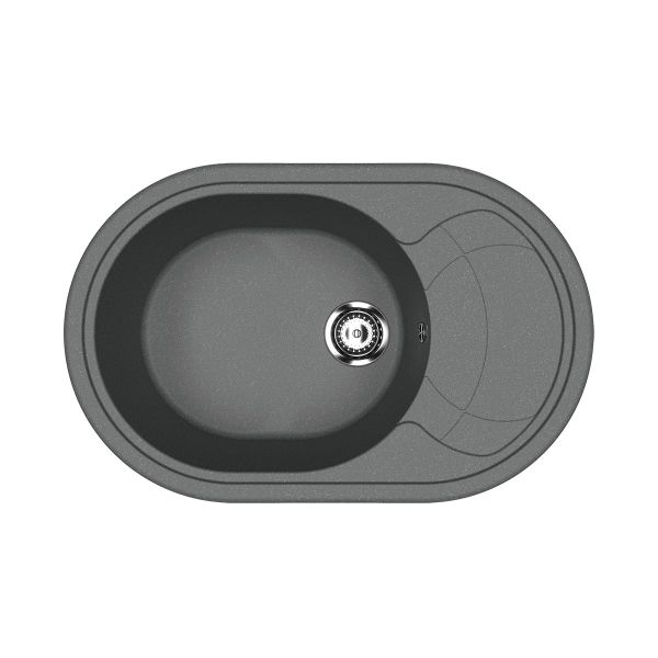 Кухонная мойка Ulgran U-610-343, антрацит
