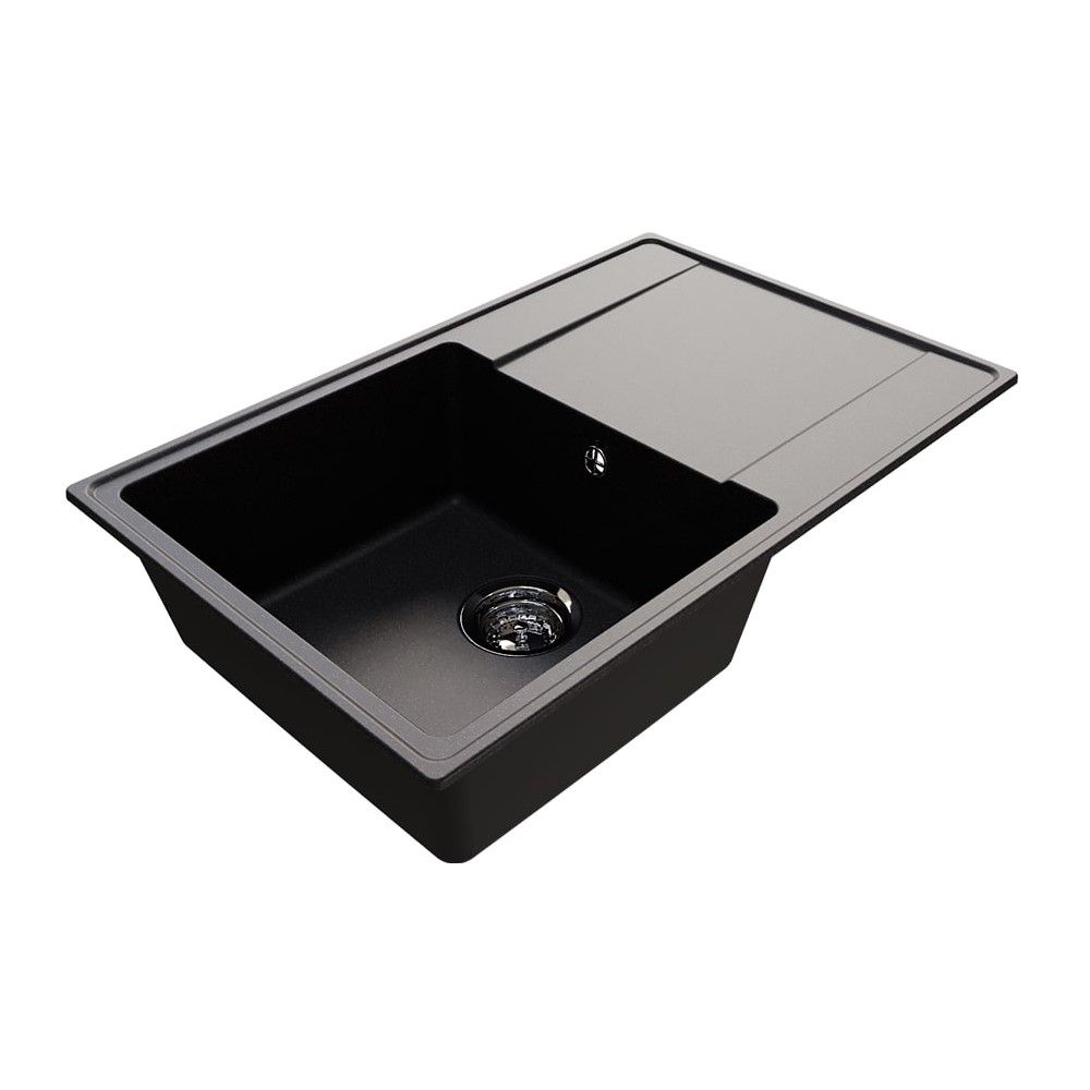 Кухонная мойка Maretti Kitchen KT735-BL, черный, артикул KT735-BL