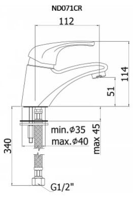 Набор смесителей Paffoni Nettuno Due 3 в 1 (сет 2), артикул 00255120