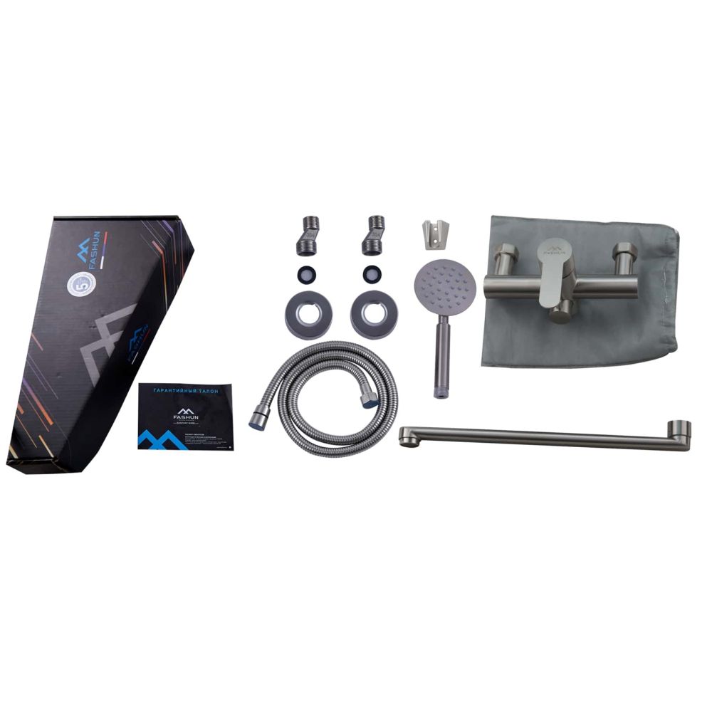 Смеситель для ванны FASHUN A52201N, сатин, артикул A52201N