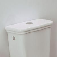 KERASAN Retro Крышка для бачка 108101/1082 с 1 отверстием под кнопку, цвет белый