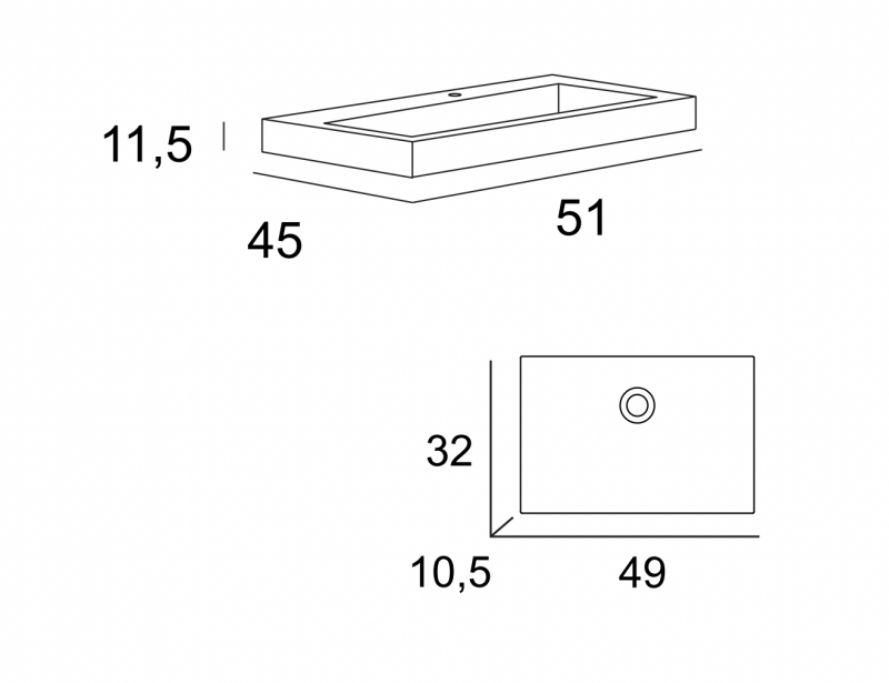 Мебель для ванной CEZARES PREMIUM 50, артикул 55395