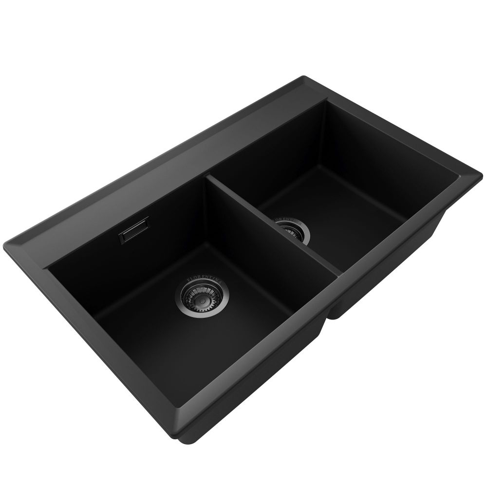Кухонная мойка Florentina ТОСКАНА 17.050.E0820.302, антрацит, артикул 17.050.E0820.302