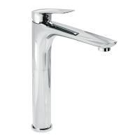 LAGUNA Смеситель для раковины моноком. высокий, с удлиненным изливом, хром