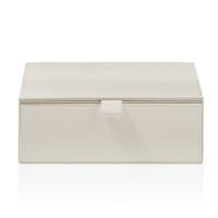 Контейнер, Decor Walther, Brownie BMD2, ширина, мм-245, глубина, мм-130, высота, мм-95, материал-искусственная кожа, цвет-бежевый