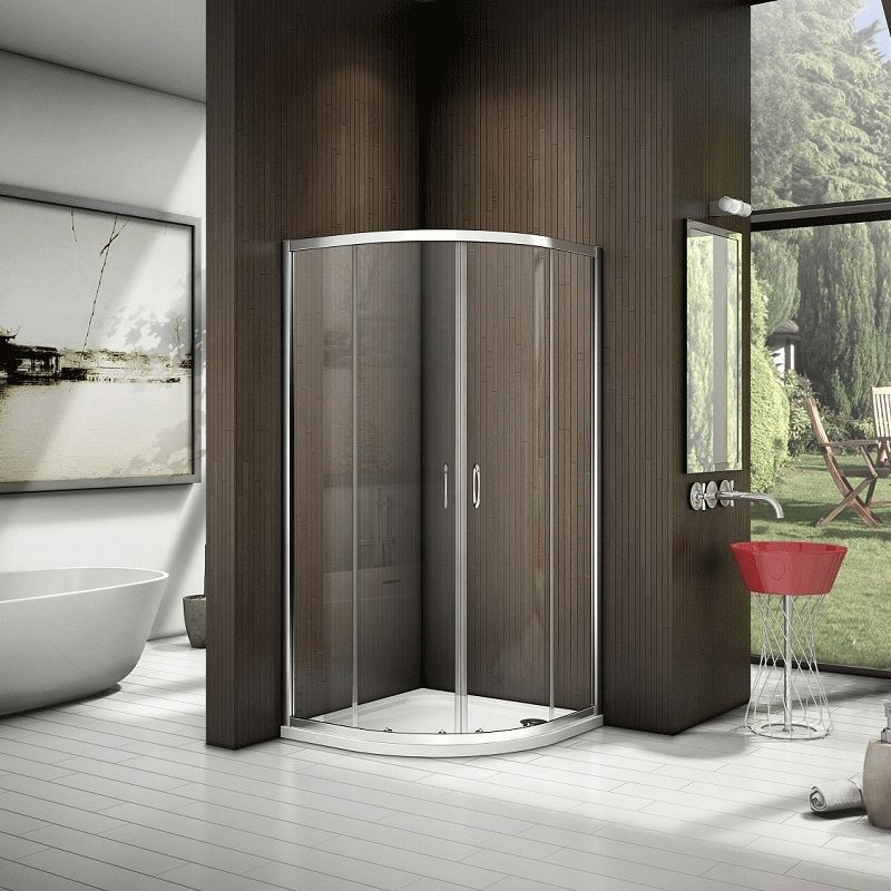 Душевой уголок Good Door Neo R-90-С-CH 90х90 профиль Хром стекло прозрачное