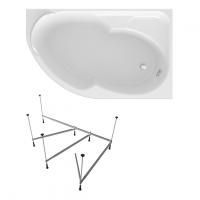 Комплект 2 в 1 Lavinia Boho Grance Hill S1-3703170R, акриловая ванна 170x105 см (правый разворот), усиленный металлический каркас
