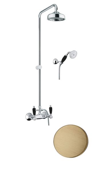 Душевая система Fiore COLONIALE BLACK 22ZZ0620, бронза