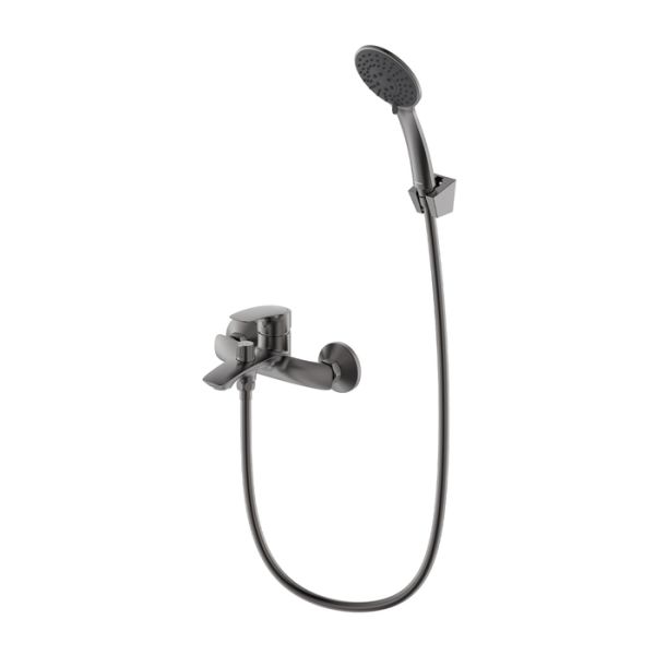 Смеситель для ванны, графит, Rora, Milardo, RORGM00M02