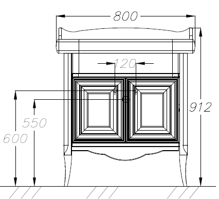 Тумба с раковиной Лоренцо 80 Opadiris Светлый орех Тумба с раковиной Лоренцо 80 Opadiris Светлый орех