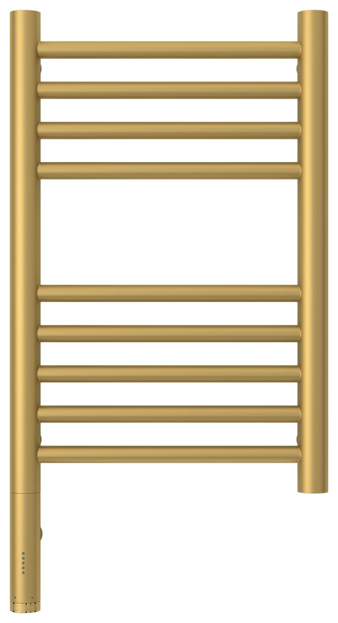 Полотенцесушитель электрический "БОГЕМА 3.0" прямая 500х300 / МЭМ левый (Матовое золото)