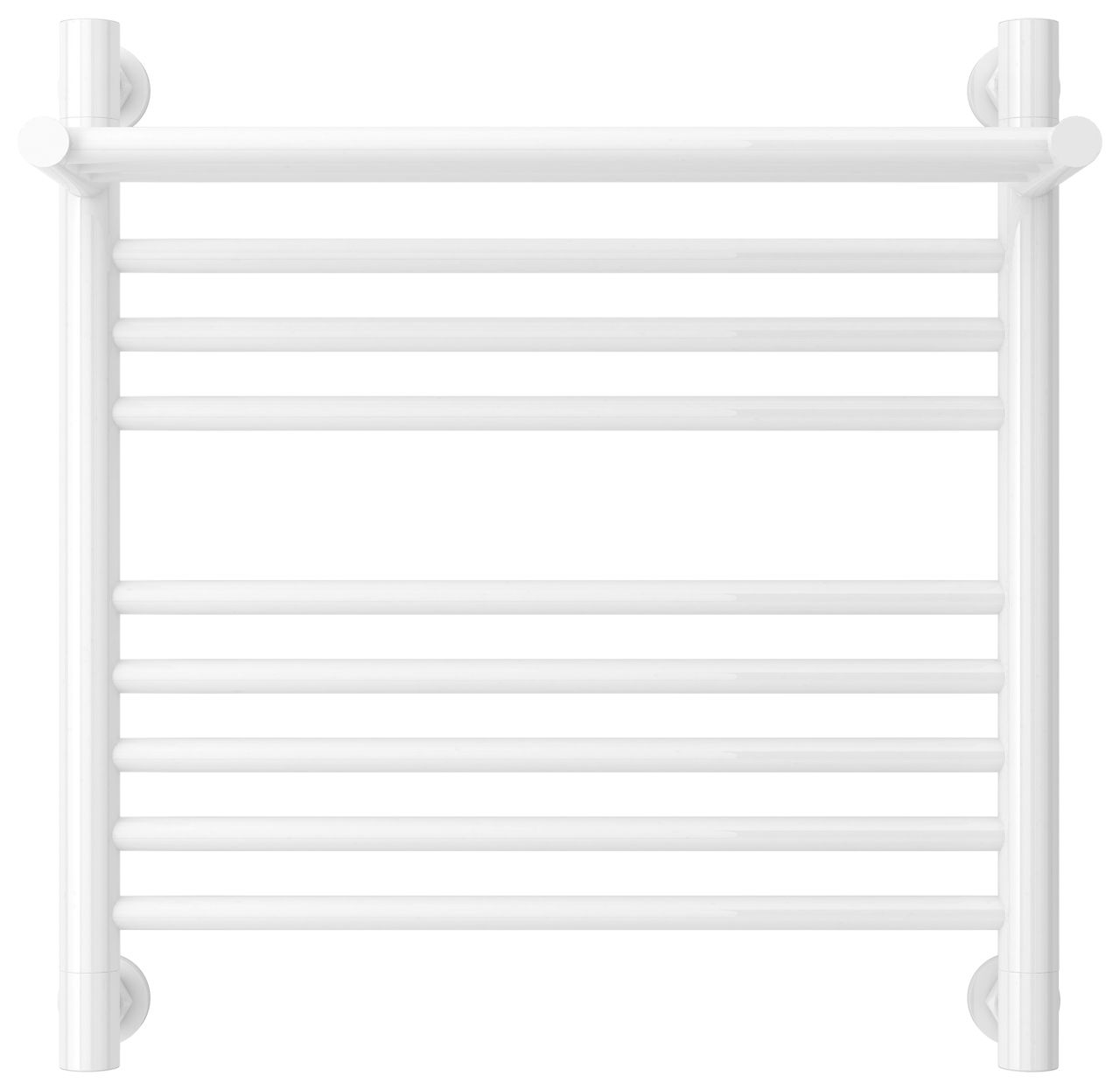 Полотенцесушитель водяной "БОГЕМА 1П +" 500х500 (Белый (RAL-9003)) Полотенцесушитель водяной "БОГЕМА 1П +" 500х500 (Белый (RAL-9003))