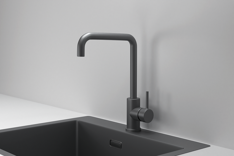 Смеситель для кухни GRANULA (7110, ГРАФИТ МАТОВЫЙ), артикул 7110, ГРАФИТ МАТОВЫЙ