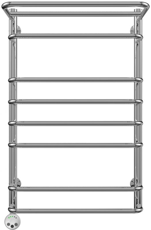 Электрический полотенцесушитель Terminus Полка П8 500x796 4660059921082 с полкой Хром