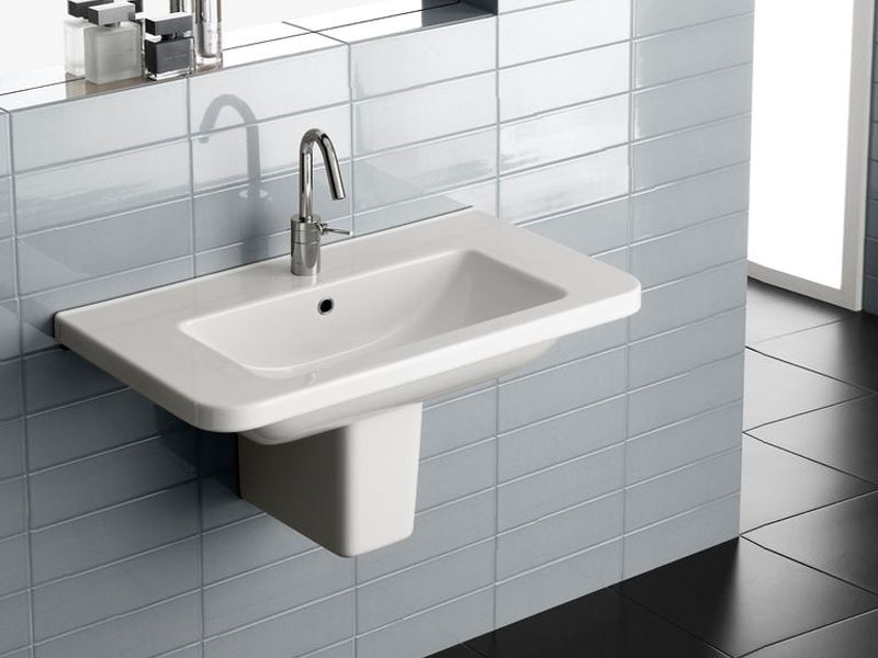 Раковина Hatria Erika Pro 80 YXGM Белая Раковина Hatria Erika Pro 80 YXGM Белая