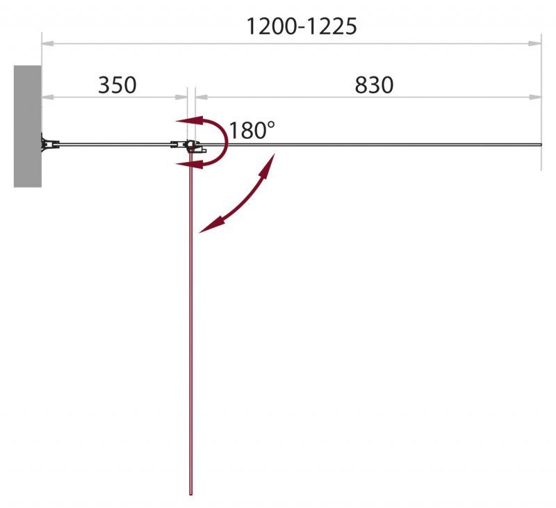 Душевая шторка на ванну BELBAGNO  SELA-V-11