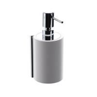 BERTOCCI Easy Дозатор для жидкого мыла, настольный, цвет белый матовый/хром